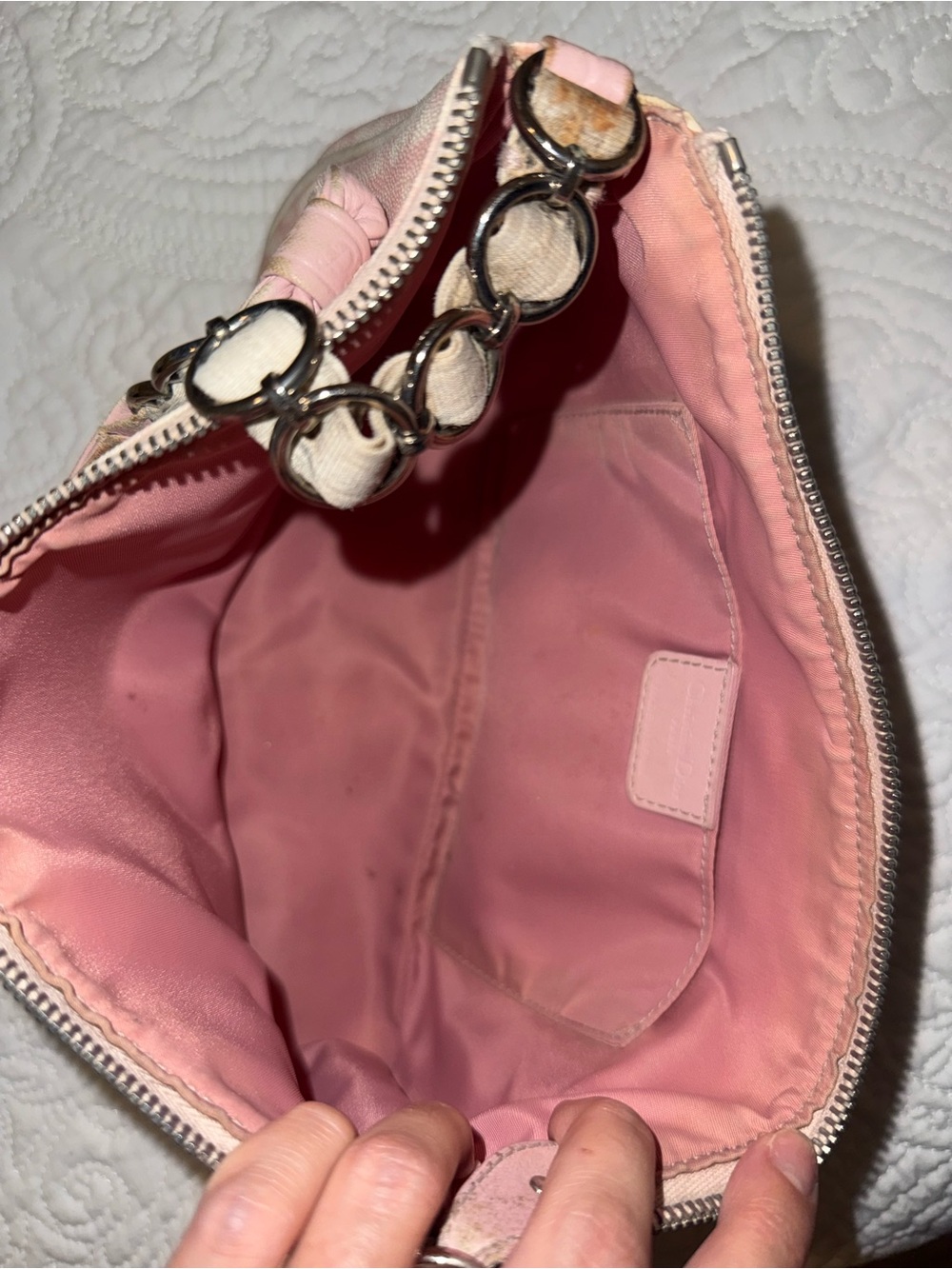*No offers* Vintage Pink Dior Girly Romantique Bag Y2K 2006 John Galliano - Picture 7 of 10